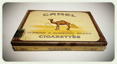 old camel cigarette tins